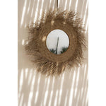 Rotan Spiegel - Natuurlijke Elegantie & Boho Stijl - 65x65 cm Decoratie Spiegel Bazar Bizar Living 