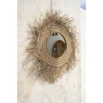 Rotan Spiegel - Natuurlijke Elegantie & Boho Stijl - 65x65 cm Decoratie Spiegel Bazar Bizar Living 