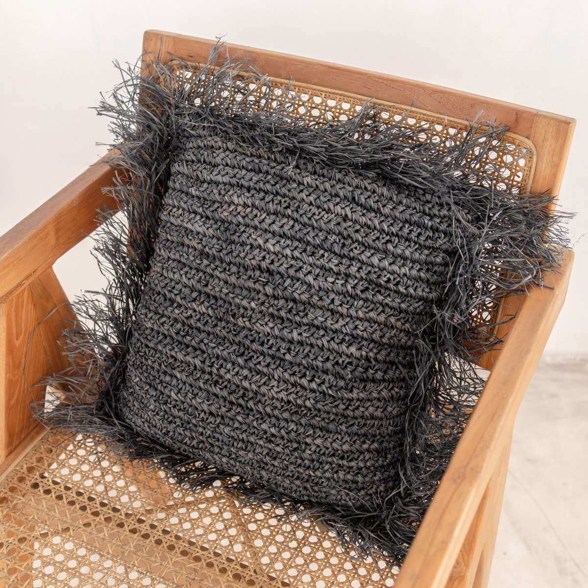 Gandi Raffia Kussen – 40x40 / 50x50