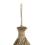 Maraluna lamp met gevlochten rotan hanger, perfect voor een natuurlijke en boho uitstraling.