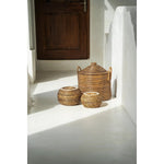 Java rotan mand gecombineerd met Rotan Keranjang M en S – perfect als set