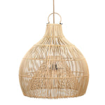 Solei Lume rotan hanglamp in vaasvorm voor boho interieur
